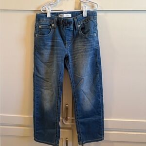 Signature by Levi Strauss Kids Blue Washed Straight Jeans